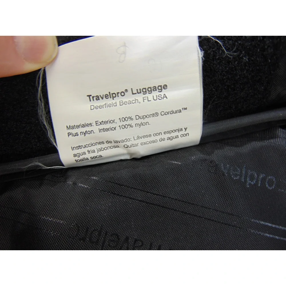 Travelpro Attachables Mens B4 Black Solid Organizer Briefcase Work Travel Bag